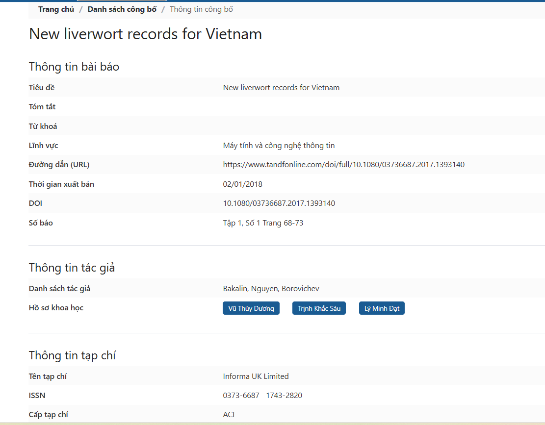 Dành cho người xem