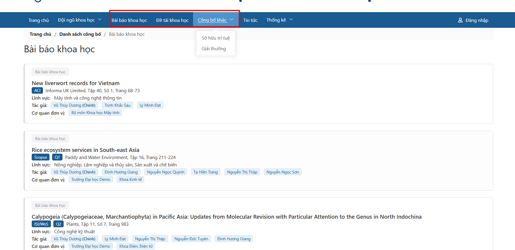 Dành cho người xem