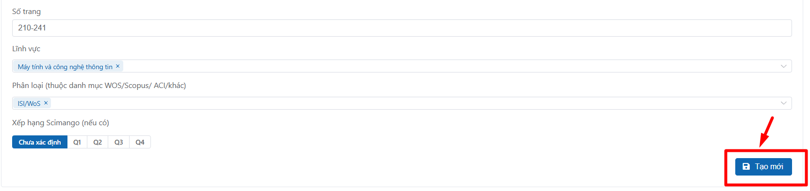 Thêm công bố khoa học