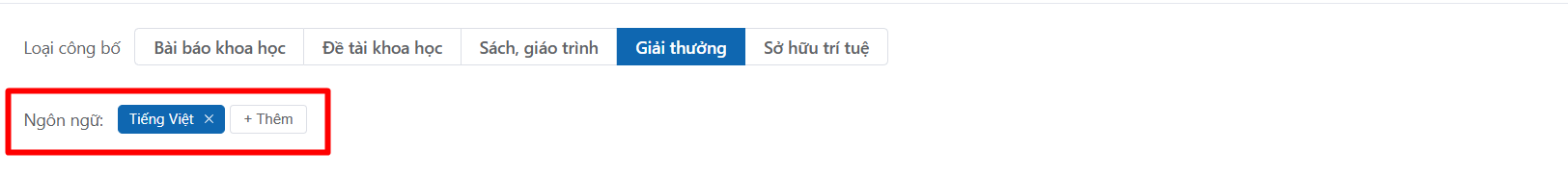 Thêm công bố khoa học