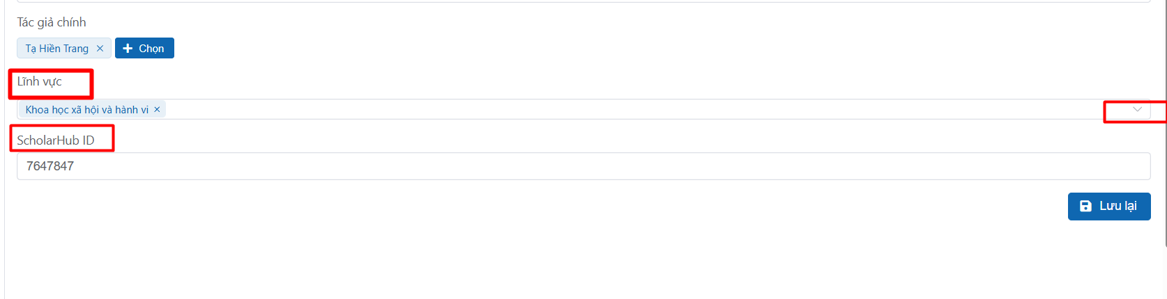Thêm công bố khoa học